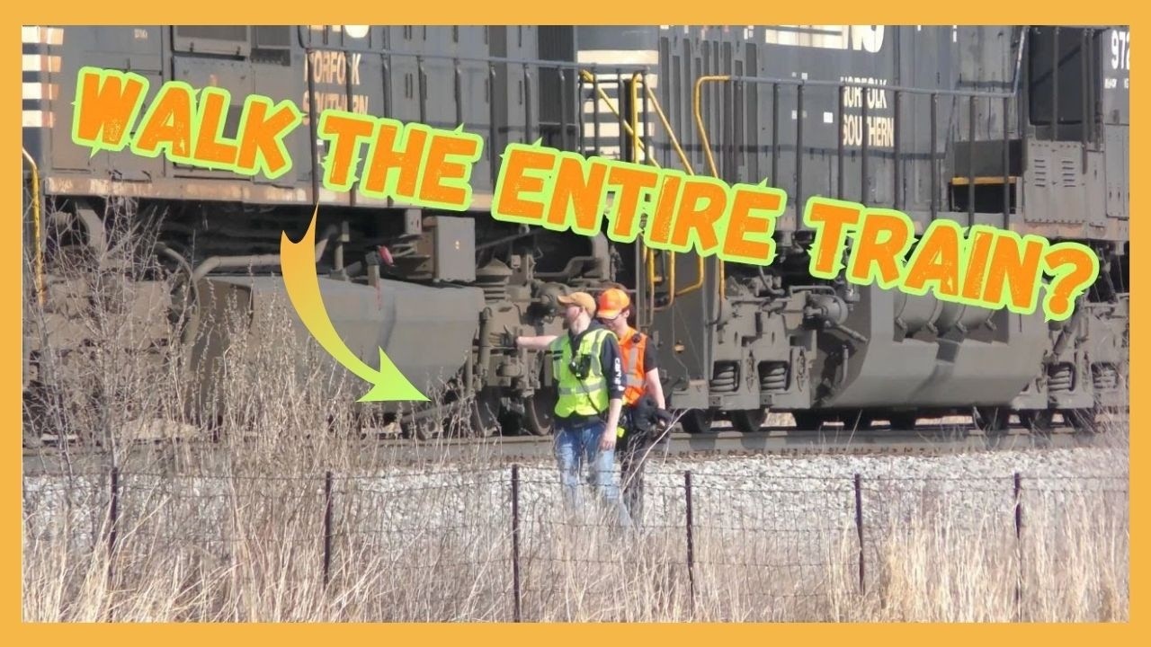 Conductors have to walk 2 mile train because a 