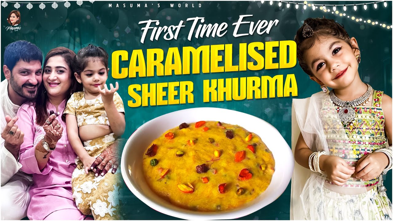First time ever! - Caramelised Sheer Khurma For EID 🌙 | Masuma’s World #Cooking #Recipes #WatchThis