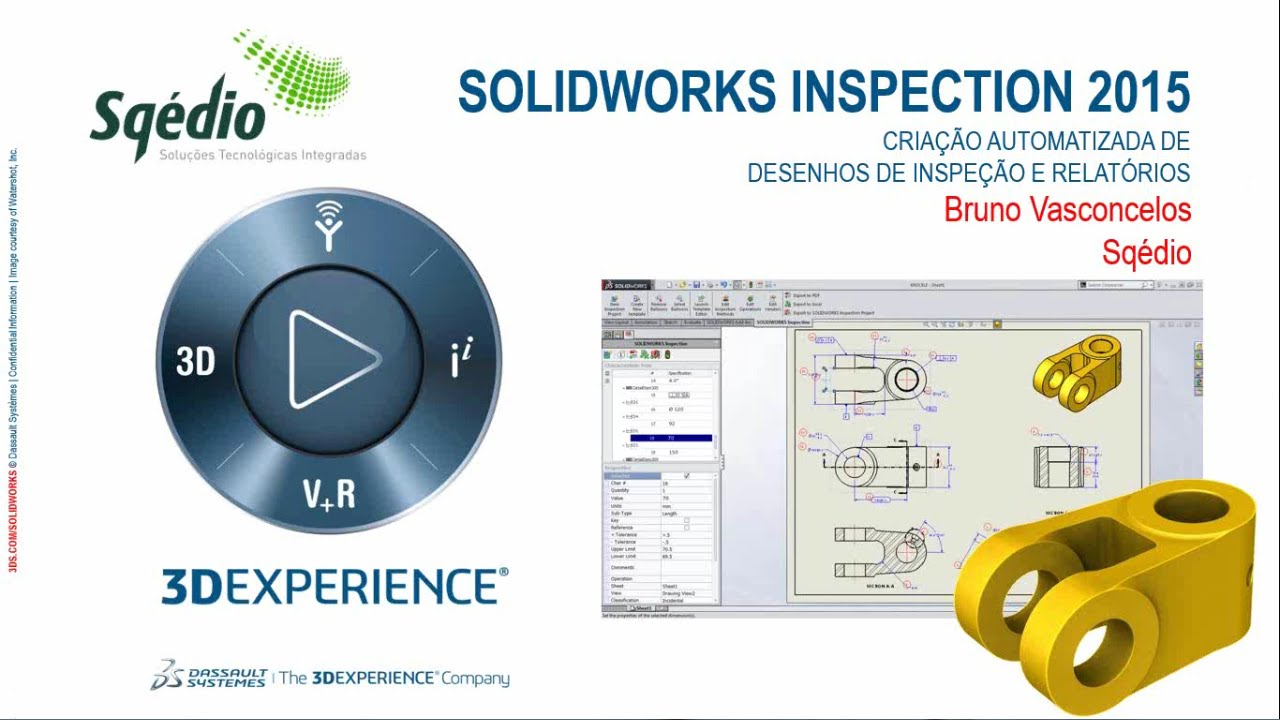 Sq&eacute;dio apresenta SolidWorks Inspection