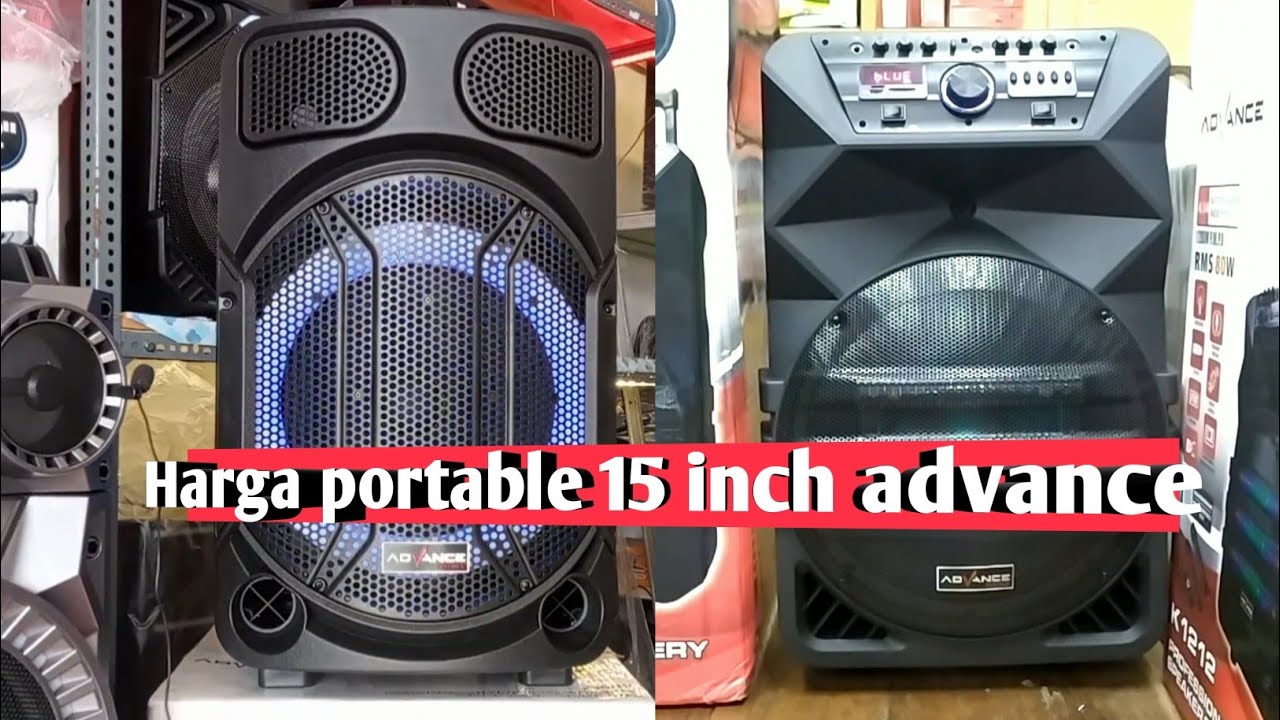 harga speaker portable advance 15inch 2024
