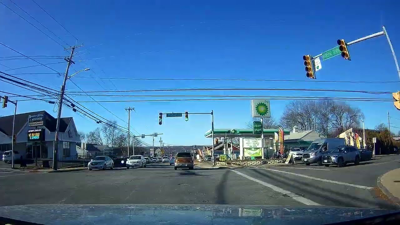 Driving from North Providence to Scituate, Rhode Island