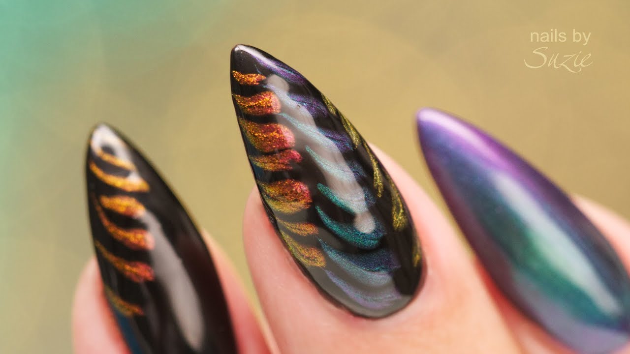 Color Shift Nail Art