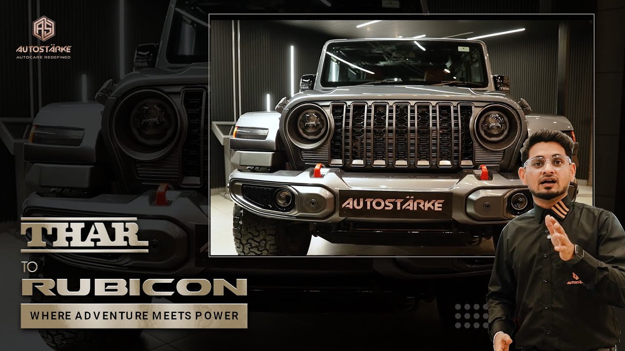 Mahindra Thar Rubicon Makeover - TEIN Suspension & Luxury Custom Interiors | Autostarke