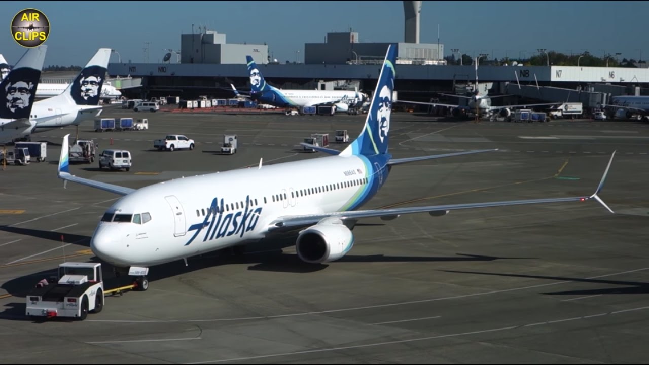 Alaska Airlines B737-800 5:23-hrs-nonstop FIRST CLASS Seattle-Honolulu [AirClips full flight series]