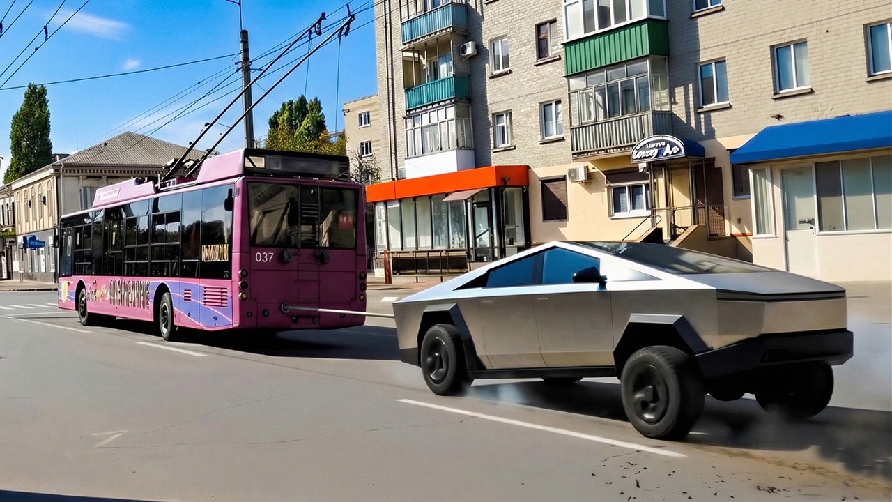 Тролейбус принизив Tesla 😱 | КІБЕР ЗАРУБА Episode 2