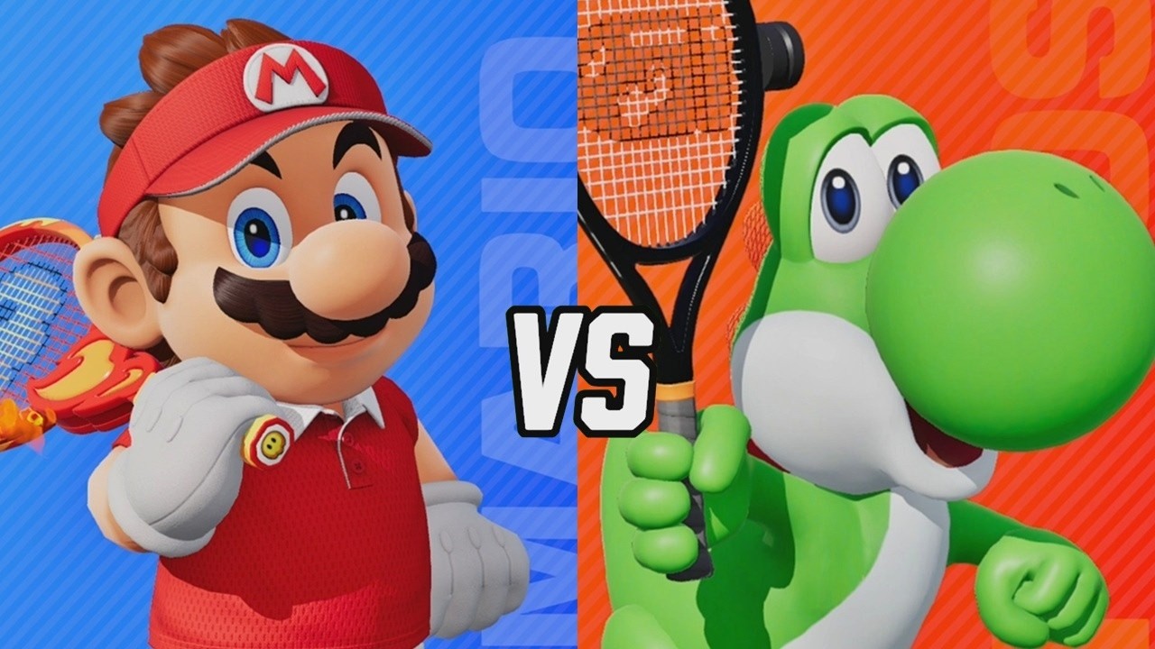 Mario Tennis Fever - Mario Vs. Yoshi