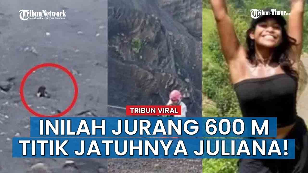 HOT NEWS; Ternyata Sangat Curam Tebing Titik Lokasi Pendaki Juliana Marins Jatuh di Gunung Rinjani