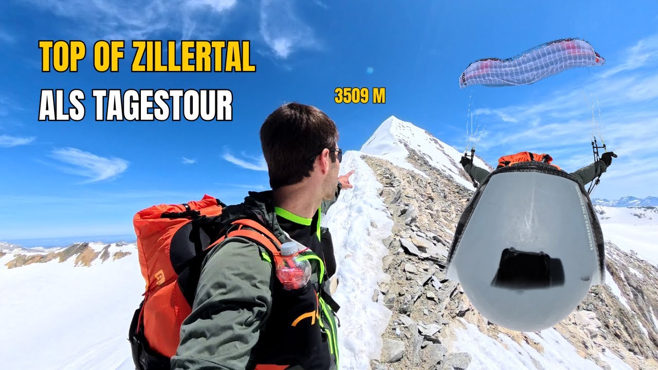 Hike and Fly Hochfeiler (3509 m) | Paragliding vom höchsten Berg der Zillertaler Alpen