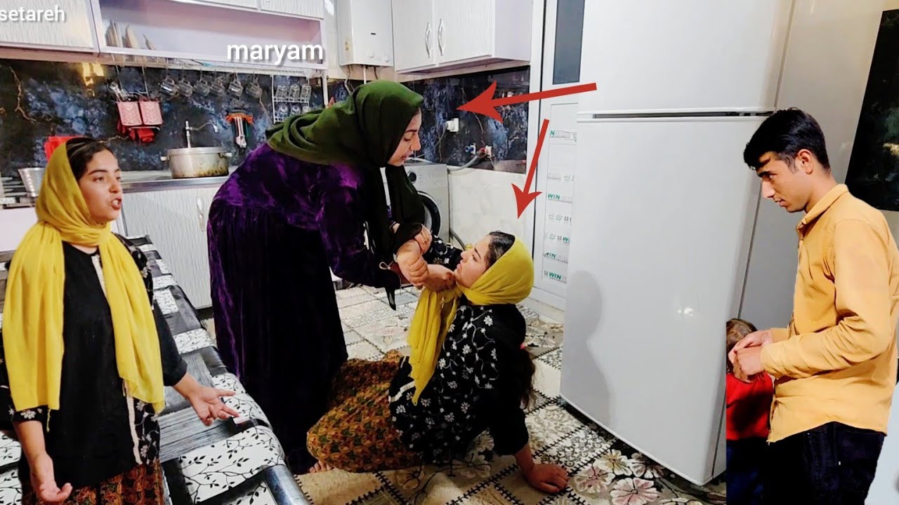 Setareh's escape from her brothers and Abbas's words about marrying and proposing to her