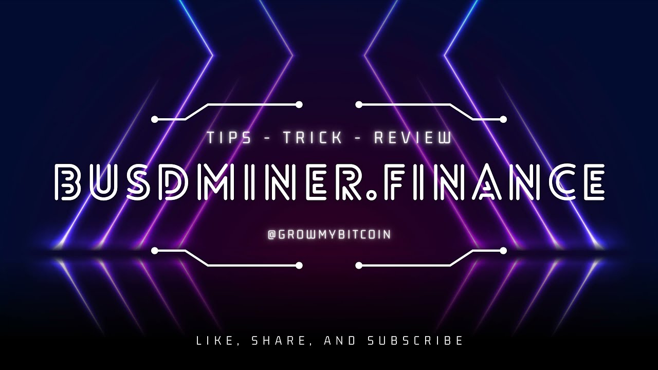 BUSD MINER | DEFI | 3.3% DAILY