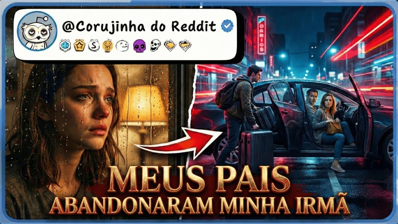 Meus pais abandonaram minha irmã e fugiram comigo no meio da noite...