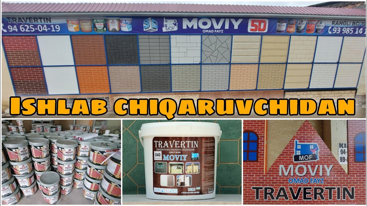 Travertin Kraska Gruntovka Lak Ishlab chiqaruvchidan Arzon narxlarda | Travertin narxlari | MOVIY