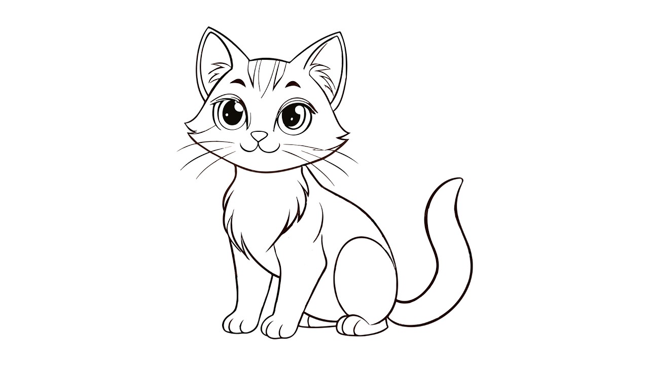 💖 Kids’ Favorite! Adorable Cat Coloring Fun!