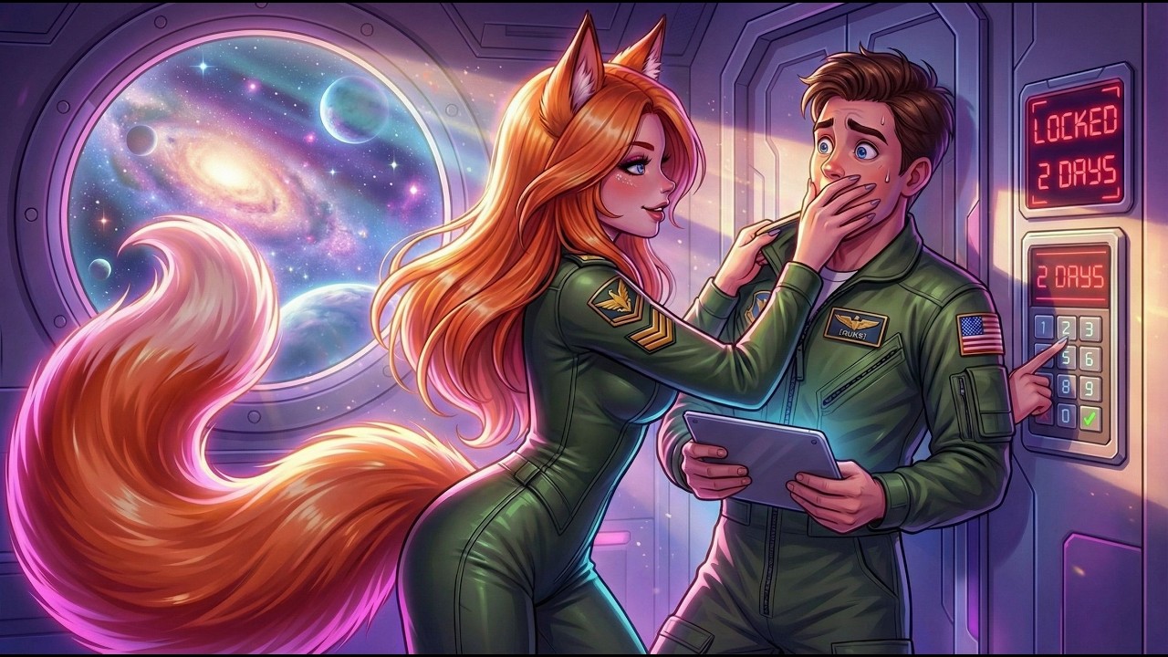 I Called My Alien Captain Cute Out Loud — Now I Am Locked In Her Cabin For 2 Days | Sci-Fi Stories