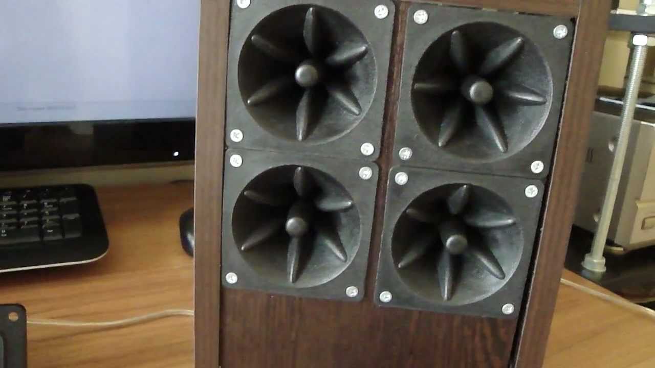 6x PA Piezoelectric Horn Tweeter Test