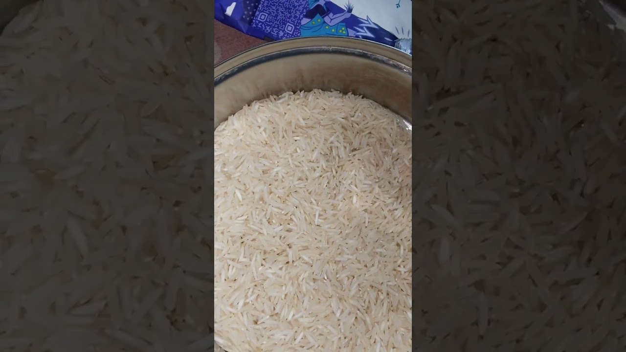INDIA GATE FLAVORFUL FINE SUPER BASMATI RICE EATING RAW RICE ❤️🌾🍚 