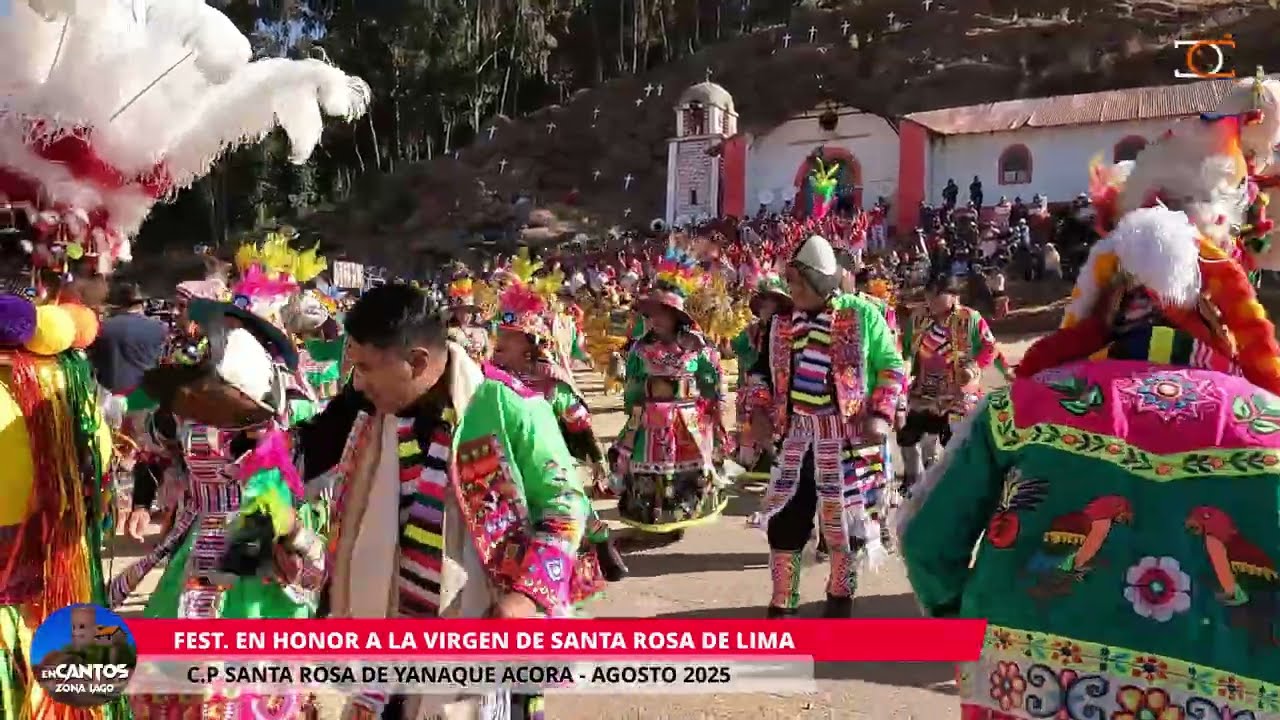SANTA ROSA DE YANAQUE - ACORA | AGOSTO  2025