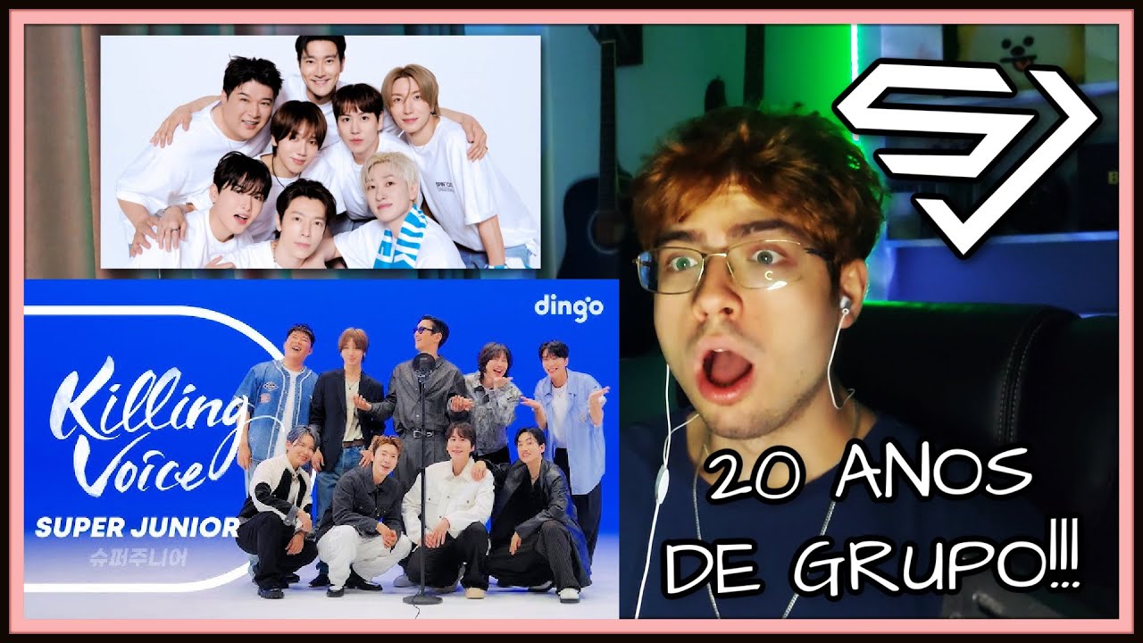 Reagindo a SUPER JUNIOR Pela PRIMEIRA VEZ!!! 😻🎤 (Super Junior Killing Voice Reaction)