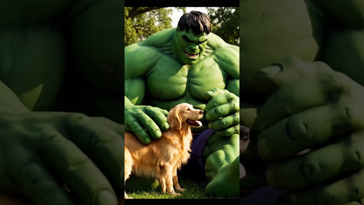 “Hulk ka sabse pyara dost 🐶💚”