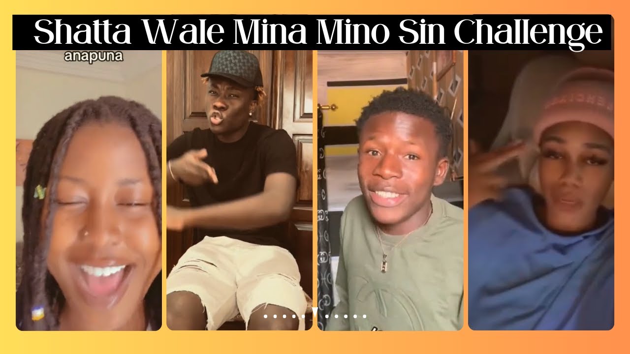 Shatta Wale Mina Mino Sin Singa-Thon Going On TikTok Gidigidi 😯Singing Word to Word Challenge 😱😱😱