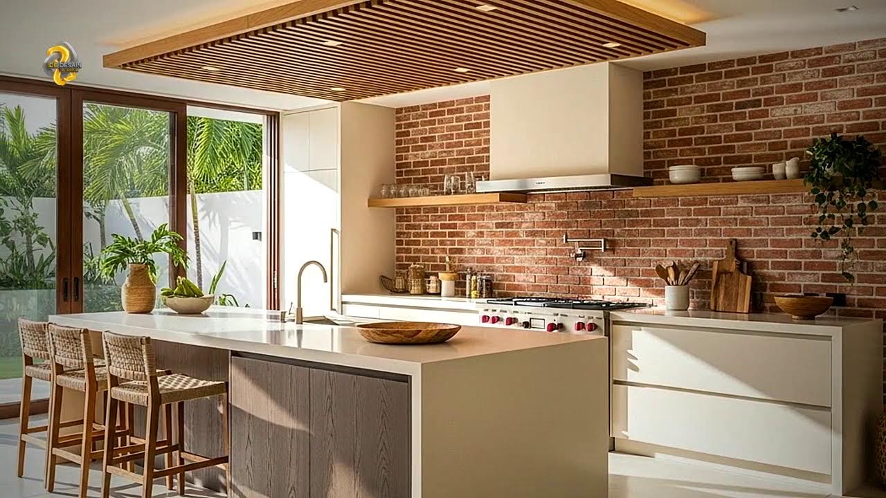 Ide Dekorasi Dapur Nuansa Hijau Daun yang Segar dan Low Budget