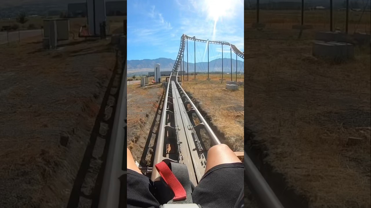 PROTOTYPE Roller Coaster in Utah was AWESOME! 🔥 What&rsquo;s your favorite launch? #rollercoaster #thrill