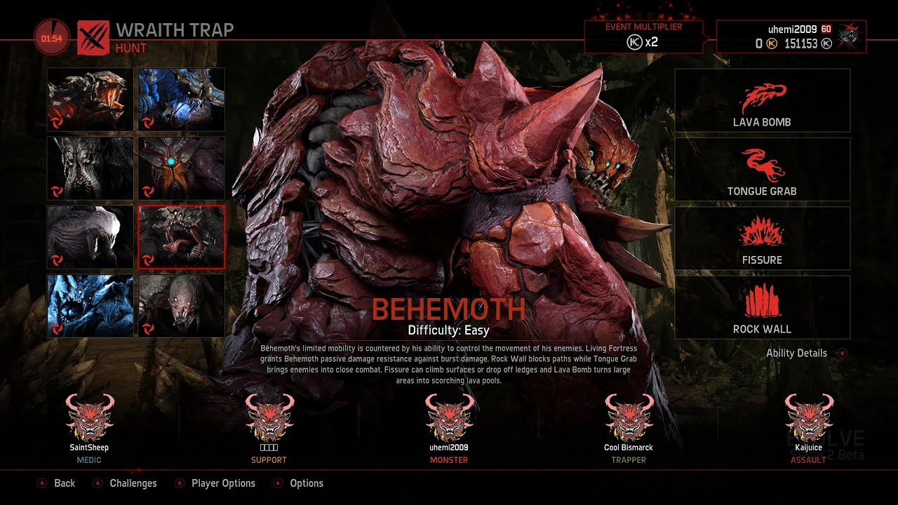Blood Rock Behemoth Chooses Violence!! - Evolve Stage 2 2022 Gameplay
