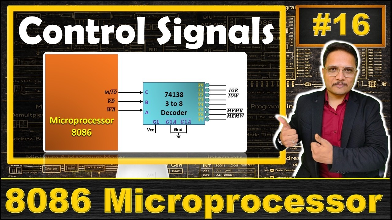 Control Signals Generation in 8086 Microprocessor | 8086