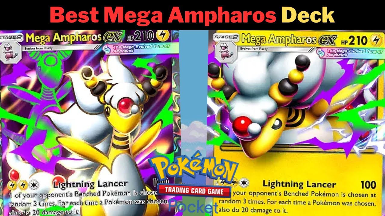 ЛУЧШАЯ КОЛОДА МЕГА АМФАРОСА EX НА СЕЙЧАС! (с листом колоды) — Pokemon TCG Pocket
