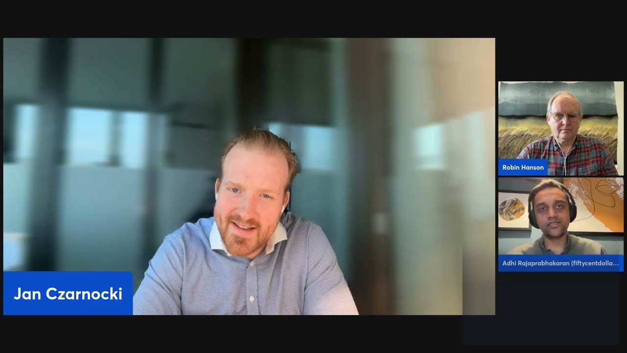 The Future of Prediction Markets - Robin Hanson & Adhi Rajaprabhakaran