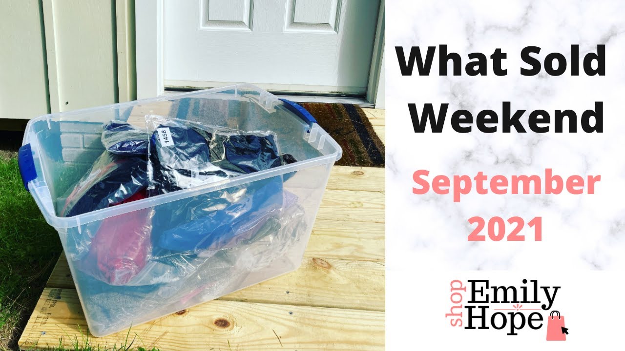 What Sold Weekend - September 2021 - Poshmark Sales Oh My! Less Than $10 COG