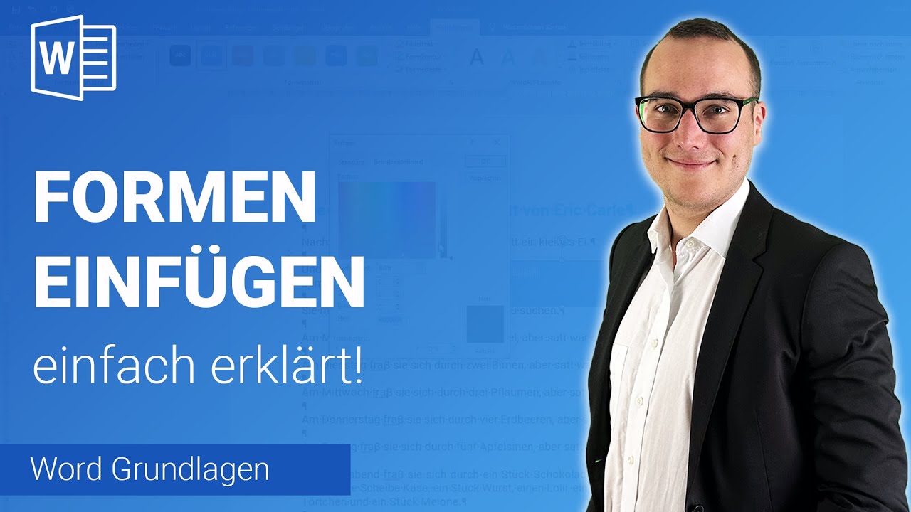 FORMEN einfügen einfach erklärt | Lerne Microsoft Word ✅