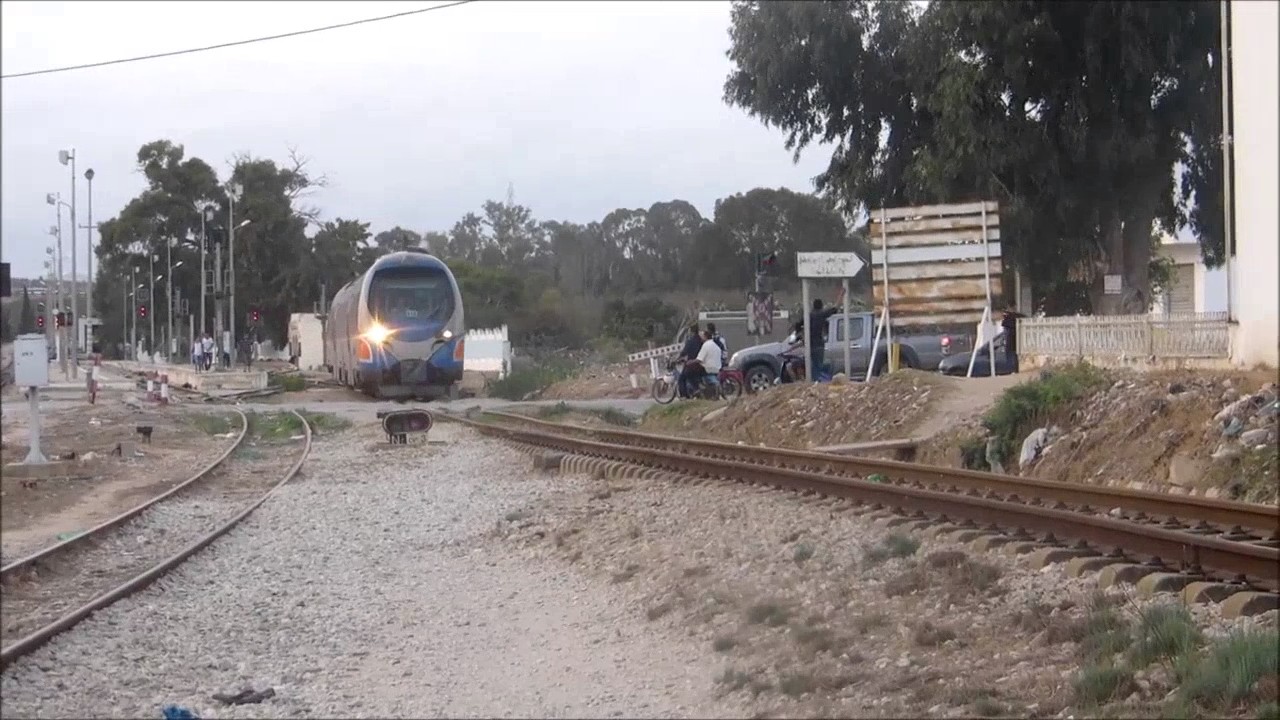 SNCFT Les passages à niveau de la ligne Cap Bon Tunisie