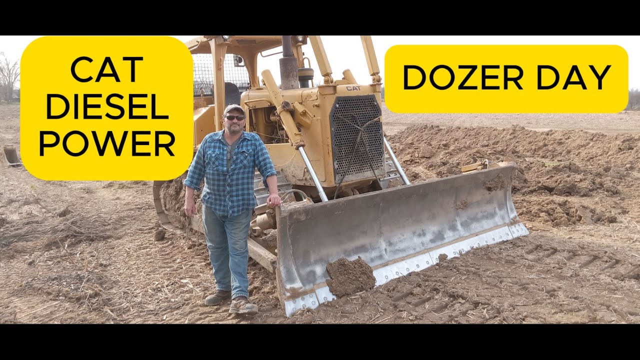 Dozer Day - Seat Time On A CAT D6 Bulldozer