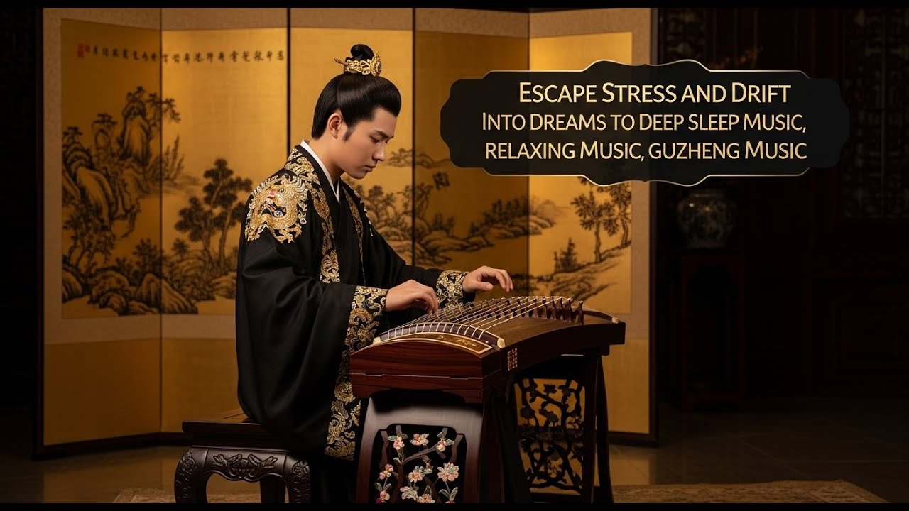 Peaceful Nature & Guzheng for Night Relaxation – sleep music