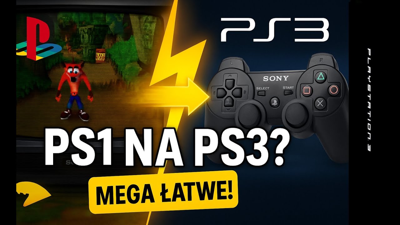 Jak grać w GRY Z PS1 NA PS3 | Emulator kopii gier z PSX na PS3