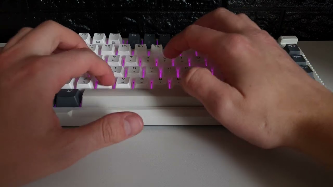 Механічна клавіатура Royal Kludge H81 RGB, 2,4G, бездротова Bluetooth