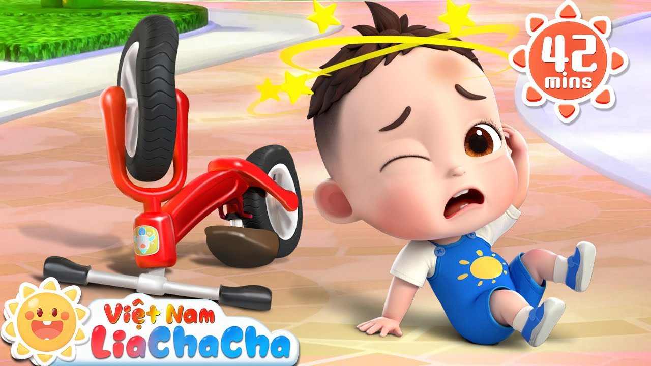 🚴🏻Lia và ChaCha mặc đồ bảo hộ khi đi xe đạp | LiaChaCha - Ca Nhạc Thiếu Nhi Việt Nam