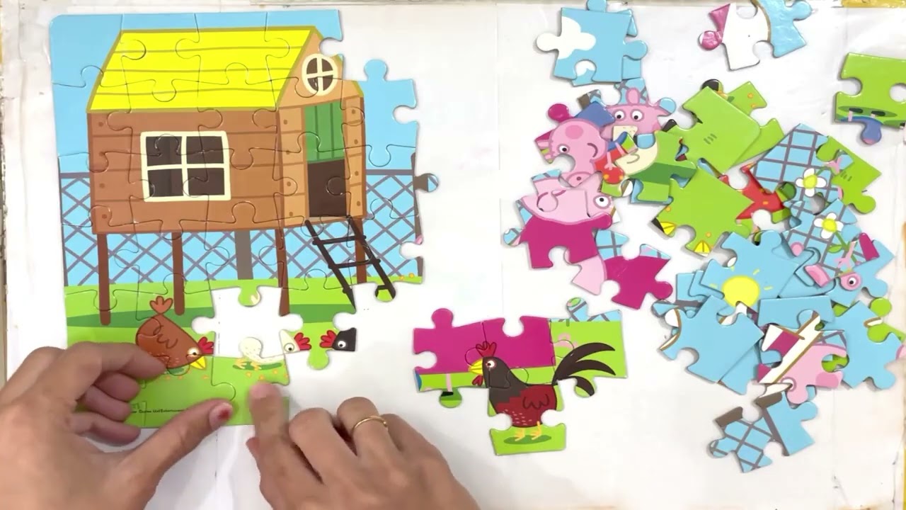 Peppa Jigsaw Puzzle 60 Pcs   Peppa Early Puzzle   Fun and Educational   #peppapig #peppapigenglish