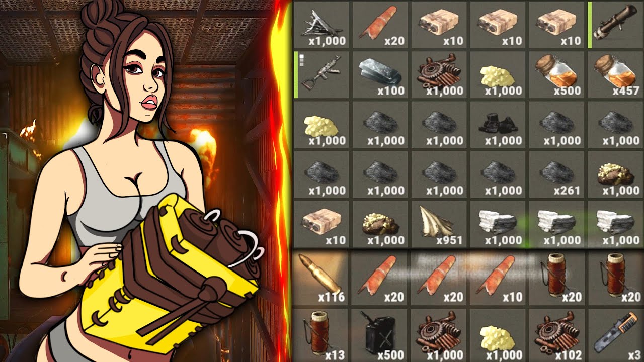 Рейд богатого дома и антирейд мажоров в Раст Rust