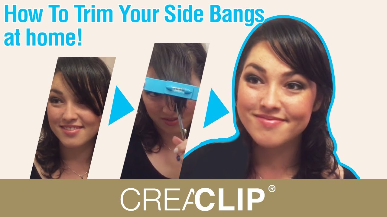 How To Trim Your Side Bangs at home!