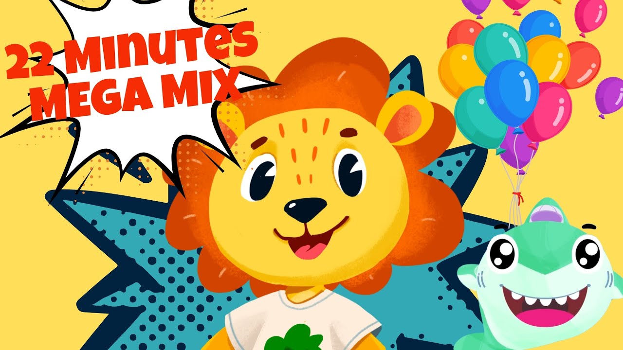 Nursery Rhymes Mix 🎵 22 Minutes Mega-Mix of Kids Songs, Sing-Alongs & Children&rsquo;s Music