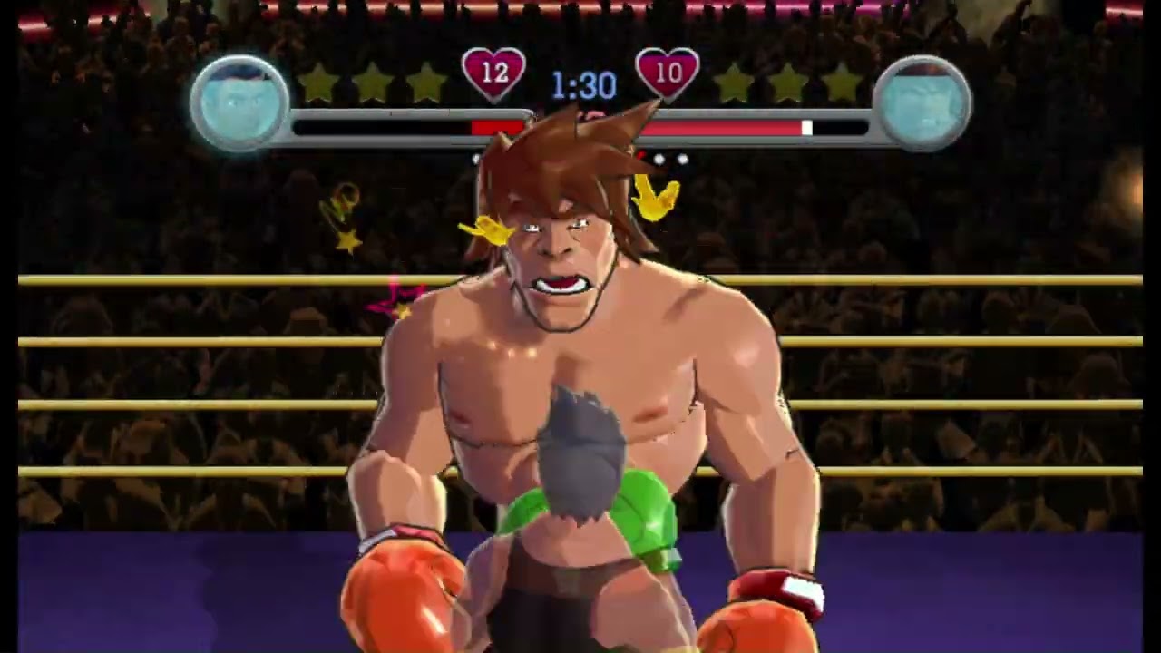Absolutly Demolishing My sibling in punchout Wii