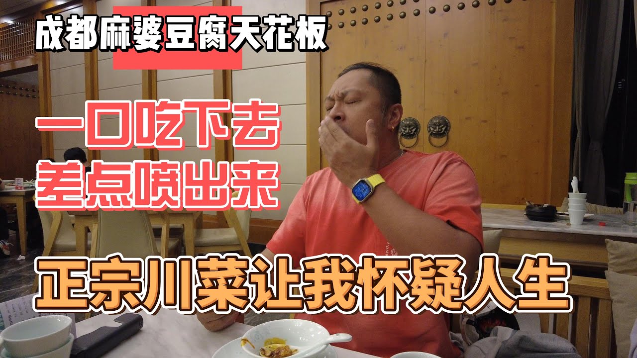 成都麻婆豆腐天花板，一口吃下去差点喷出来，正宗川菜让我怀疑人生