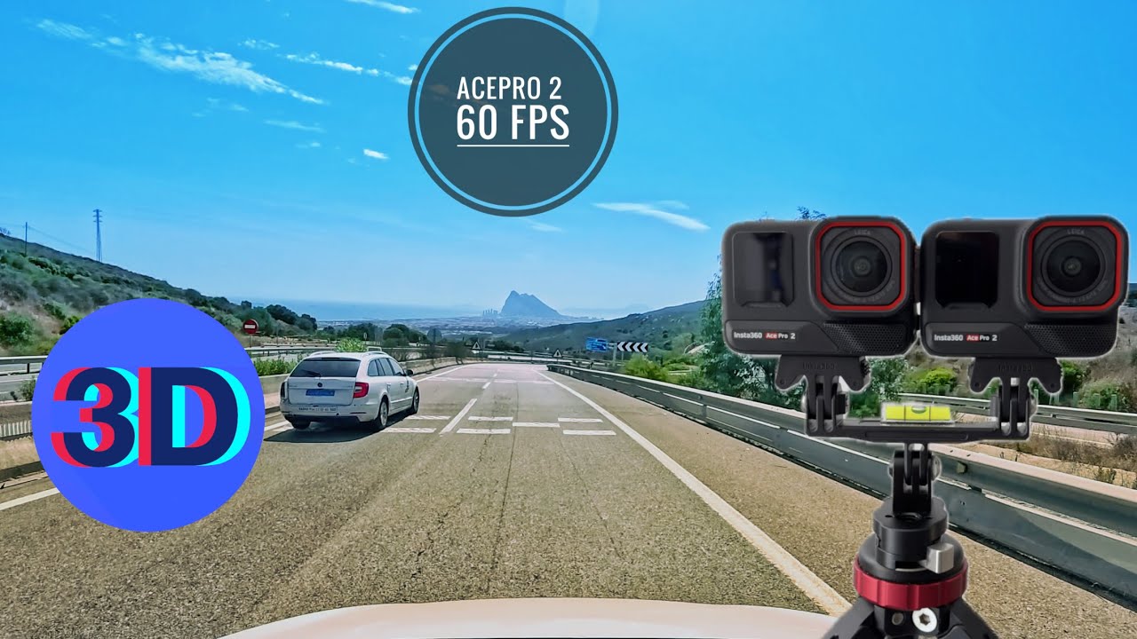 [4K][60 fps][Anaglyph] AcePro 2 driving test