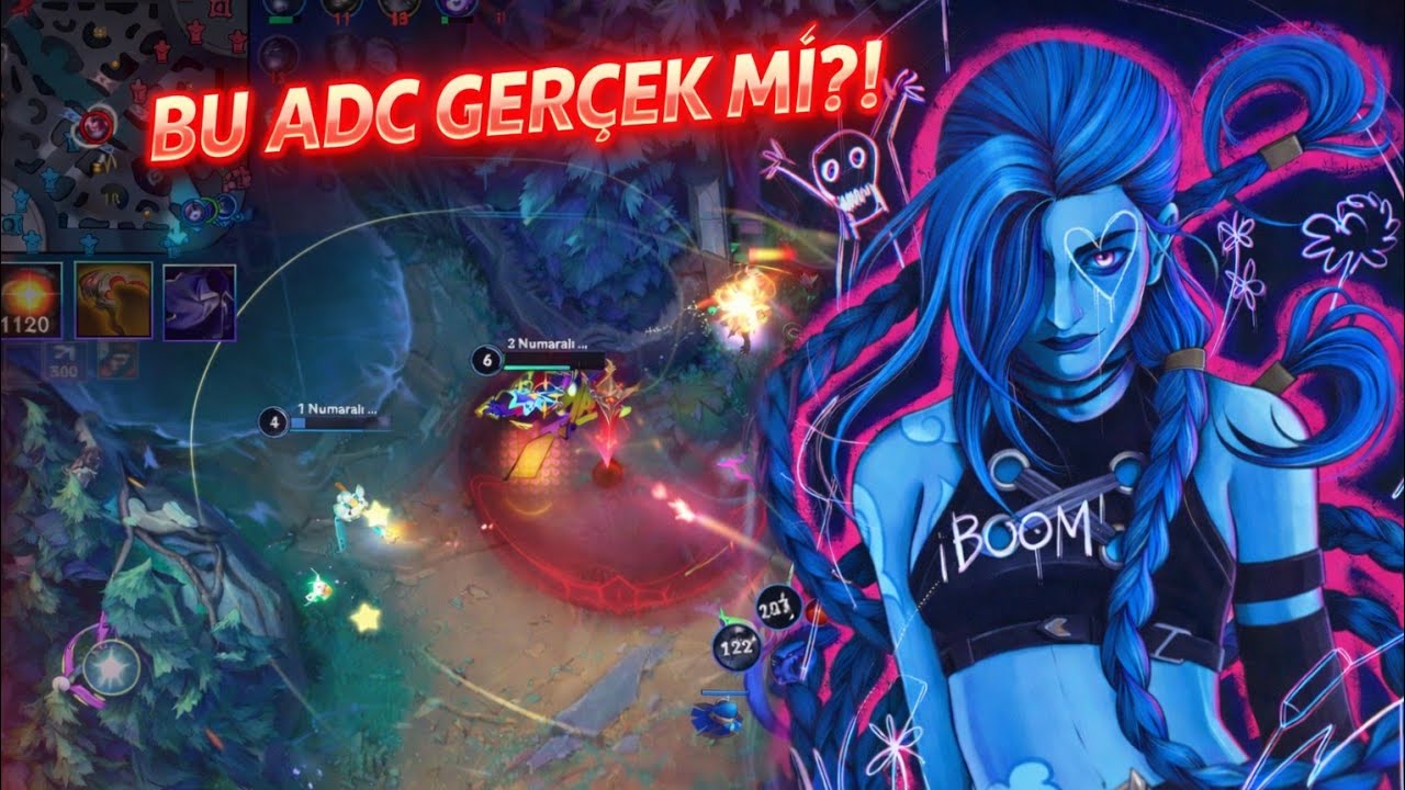 WİLD RİFT JİNX TAM DİYORUM ARTIK EGLENİCEZ AMA KARŞI TAKIM İZİN VERMİYOR