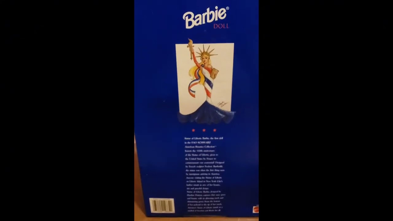 1995 Statue of Liberty Barbie Doll Unboxing + My voice reveal