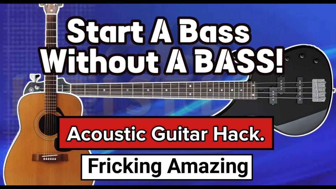 🎸 Start BASS Without a BASS! | Acoustic Guitar Hack | Easy Bass