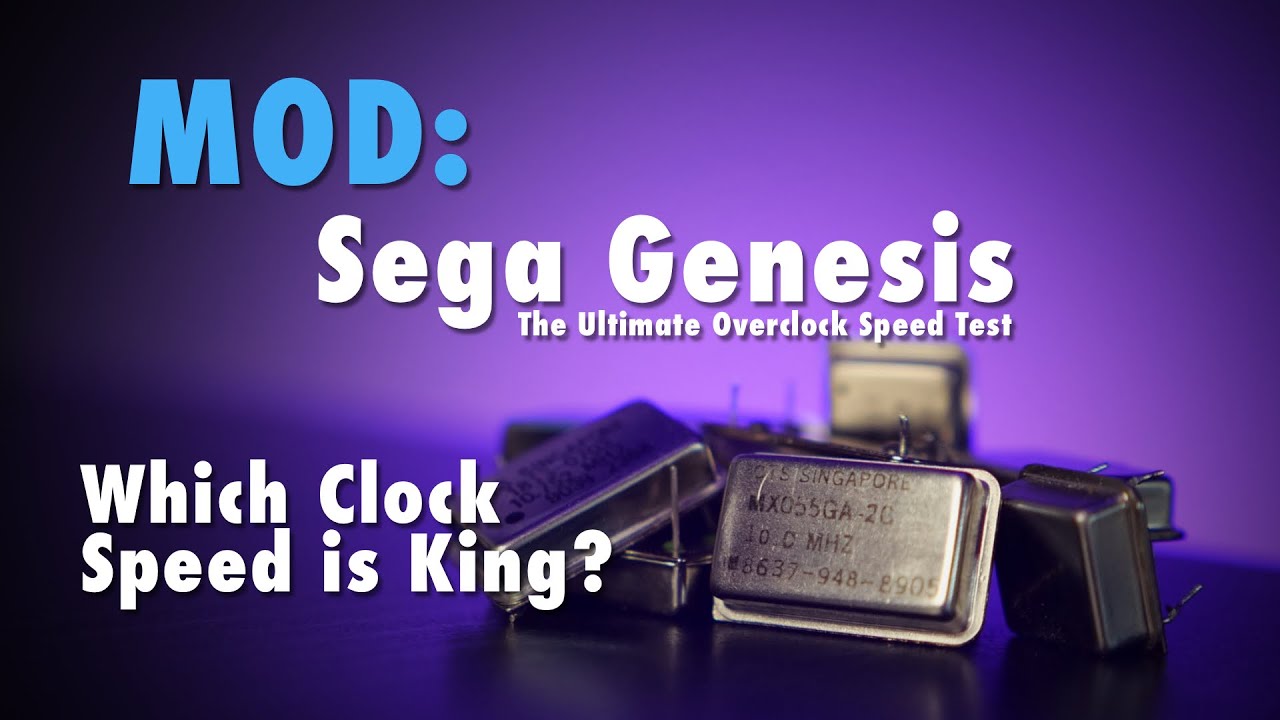 Sega Genesis Overclock: Speed Test Shootout