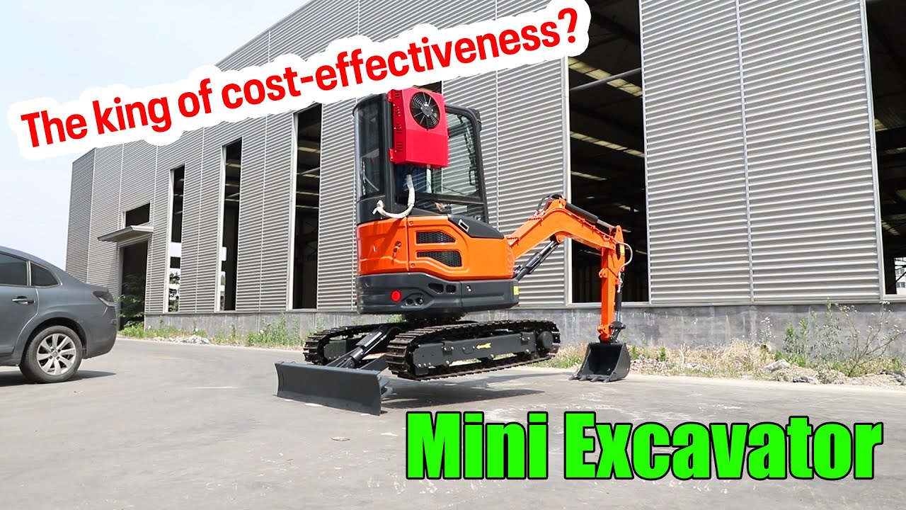 Cost-effective 2.5-ton mini excavator